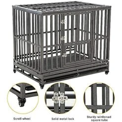 SMONTER Heavy Duty I Shape Dog Crate & Playpen -Pet Dog Supply Store 300214 PT4. AC SS1800 V1622122643
