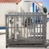 SMONTER Heavy Duty Strong Metal I Shape Dog Crate 2 SMONTER Heavy Duty Strong Metal I Shape Dog Crate -Pet Dog Supply Store 300219 MAIN. AC SS1800 V1622122641