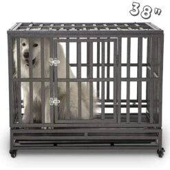 SMONTER Heavy Duty Strong Metal I Shape Dog Crate 11 SMONTER Heavy Duty Strong Metal I Shape Dog Crate -Pet Dog Supply Store 300219 PT2. AC SS1800 V1622122942