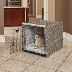 MidWest Quiet Time Ombre Swirl Dog Crate Mat & MidWest Quiet Time Crate Cover -Pet Dog Supply Store 302974 PT8. AC SS1800 V1623091648