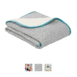 Frisco Sherpa Dog & Cat Blanket & Frisco Sherpa Hexagon Bolster Cat & Dog Bed -Pet Dog Supply Store 303598 PT2. AC SS1800 V1623048456