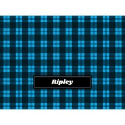 Frisco Personalized Plaid Soft Fleece Cat & Dog Blanket, 30" X 40" -Pet Dog Supply Store 303999 PT4. AC SS1800 V1637610236