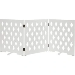 Frisco Deco Diamond Shape 3-Panel Dog Gate 9 Frisco Deco Diamond Shape 3-Panel Dog Gate -Pet Dog Supply Store 305154 PT2. AC SS1800 V1639669192