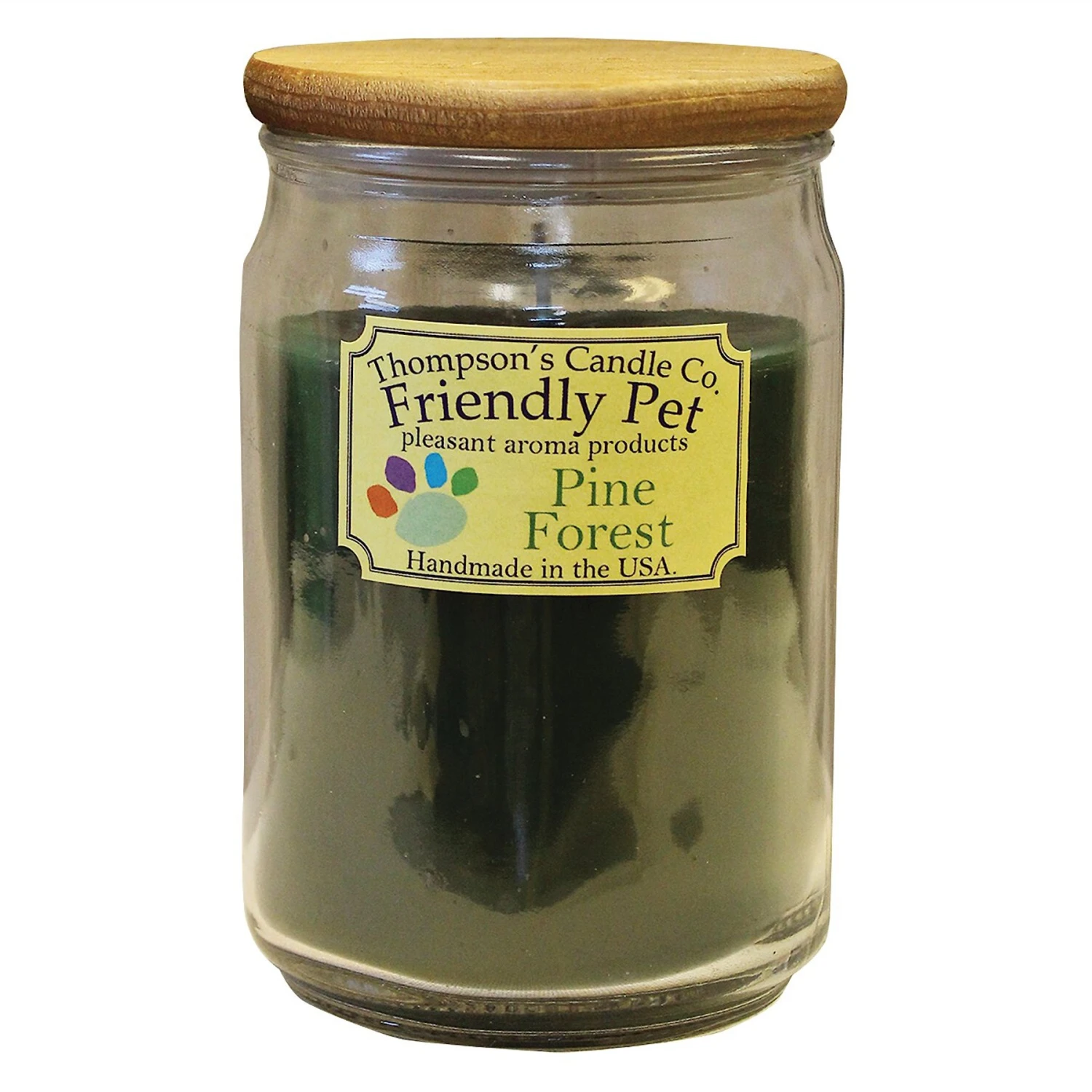 Thompson's Candle Co. Pine Forest Scented Friendly Pet Candle 3 Thompson's Candle Co. Pine Forest Scented Friendly Pet Candle