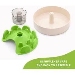 Pet Dream House SPIN Tricky Level UFO Maze Non-Skid Plastic Interactive Slow Feeder Dog Bowl -Pet Dog Supply Store 308748 PT6. AC SS1800 V1627518083