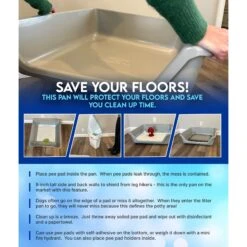 Shirley K's Indoor Dog Potty Tray, X-Large 15 Shirley K's Indoor Dog Potty Tray, X-Large -Pet Dog Supply Store 308762 PT5. AC SS1800 V1679682924