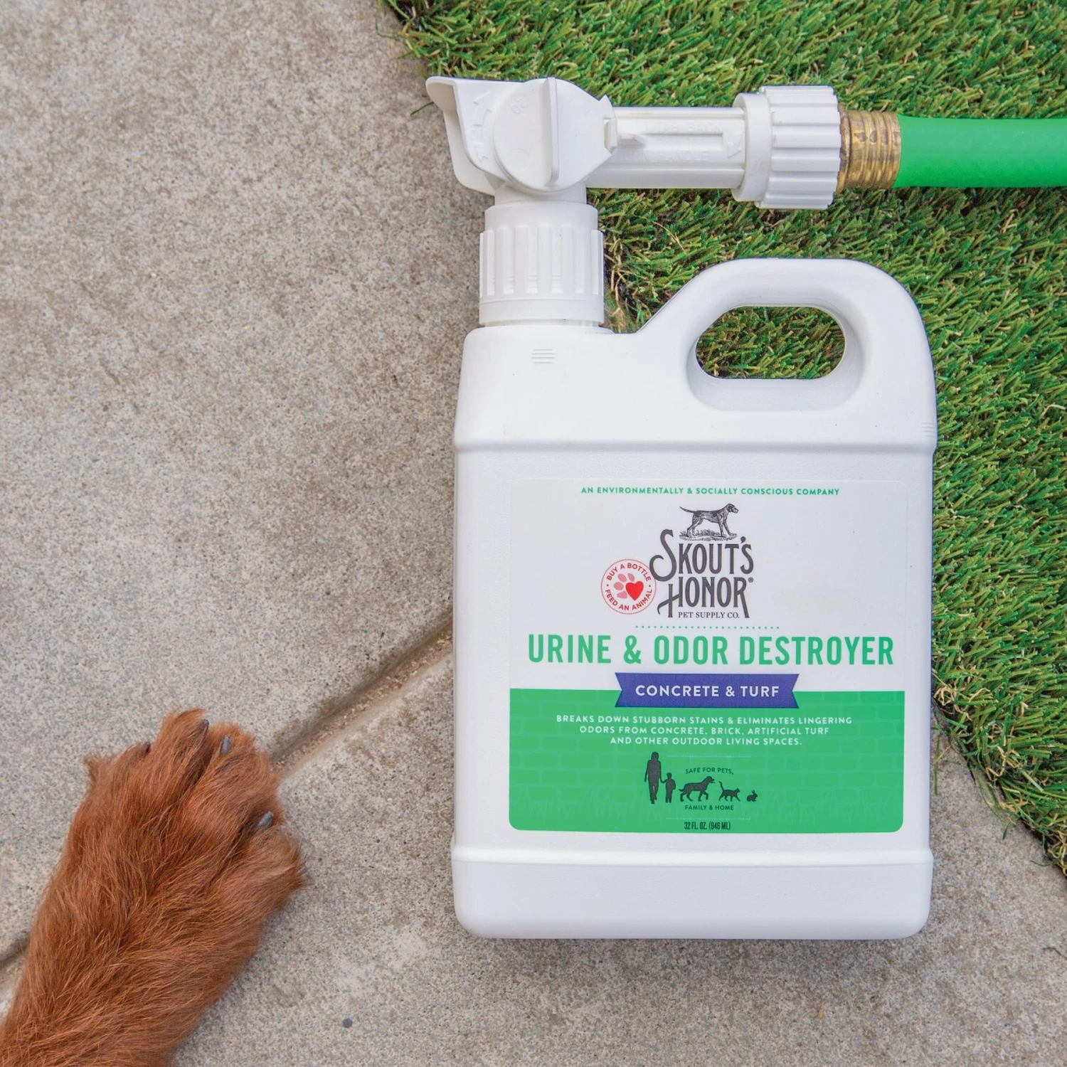 Skout's Honor Outdoor Turf & Concrete Urine & Odor Destroyer Spray, 32-oz Bottle 6 Skout's Honor Outdoor Turf & Concrete Urine & Odor Destroyer Spray, 32-oz Bottle - Image 4
