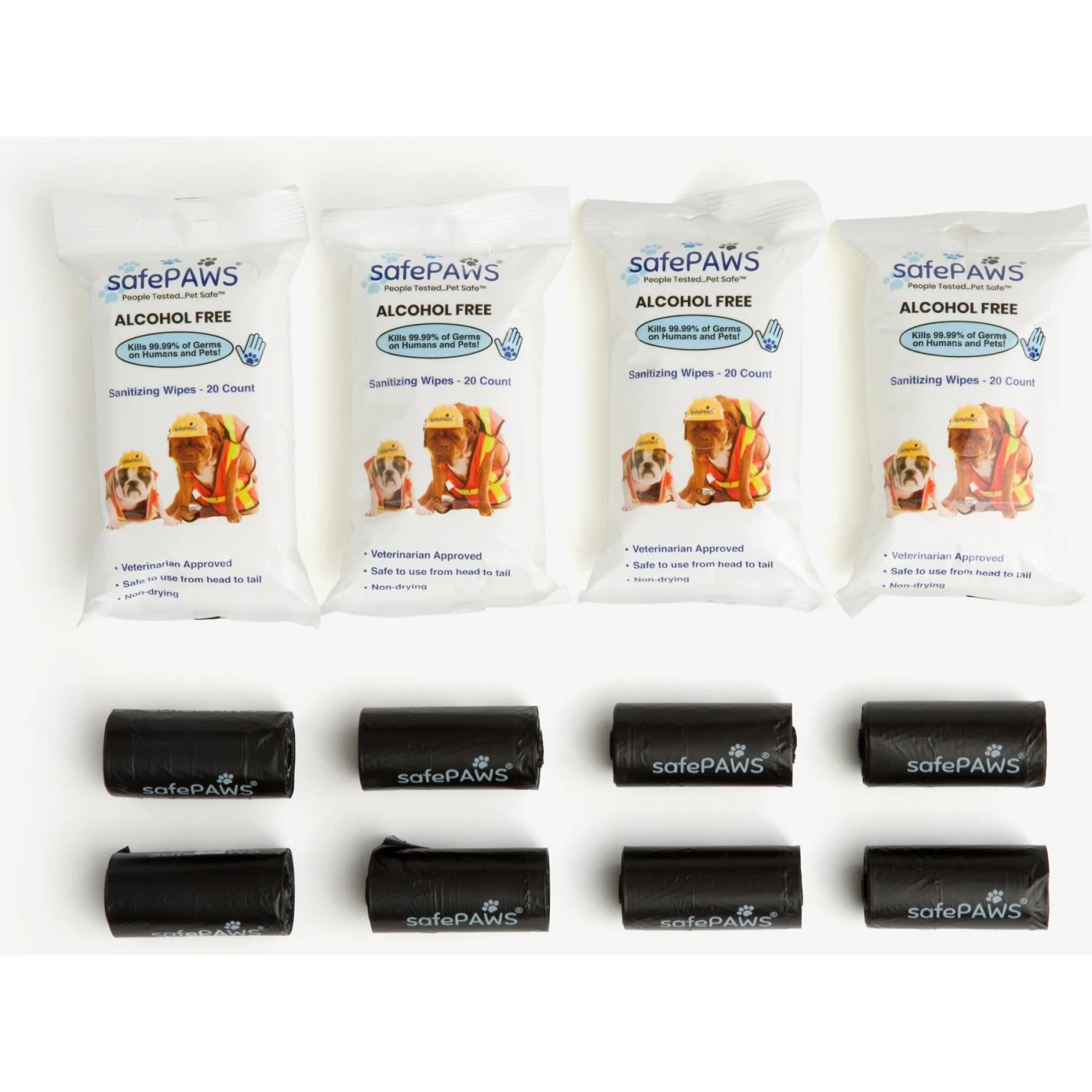 SafePaws Sanitizing & Dog Grooming Travel Caddy Refill Bundle, 20 Count 4 SafePaws Sanitizing & Dog Grooming Travel Caddy Refill Bundle, 20 Count - Image 2