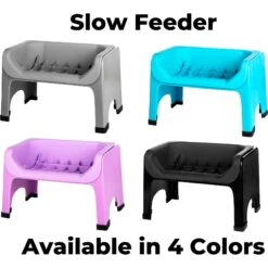 Fluff Trough Binge Blocker Elevated Dog & Cat Slow Feeder -Pet Dog Supply Store 311088 PT3. AC SS1800 V1625877086