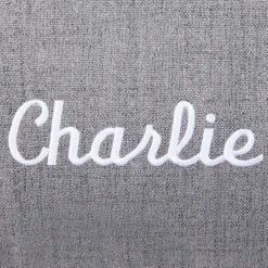 Frisco Personalized Knife Edge Bed, Dark Grey Linen, Large 8 Frisco Personalized Knife Edge Bed, Dark Grey Linen, Large -Pet Dog Supply Store 311762 PT3. AC SS1800 V1630593996