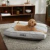 Frisco Personalized Silver Bolstered Bed With Silver Check Bolster, X-Large 2 Frisco Personalized Silver Bolstered Bed With Silver Check Bolster, X-Large -Pet Dog Supply Store 311772 MAIN. AC SS1800 V1633439484