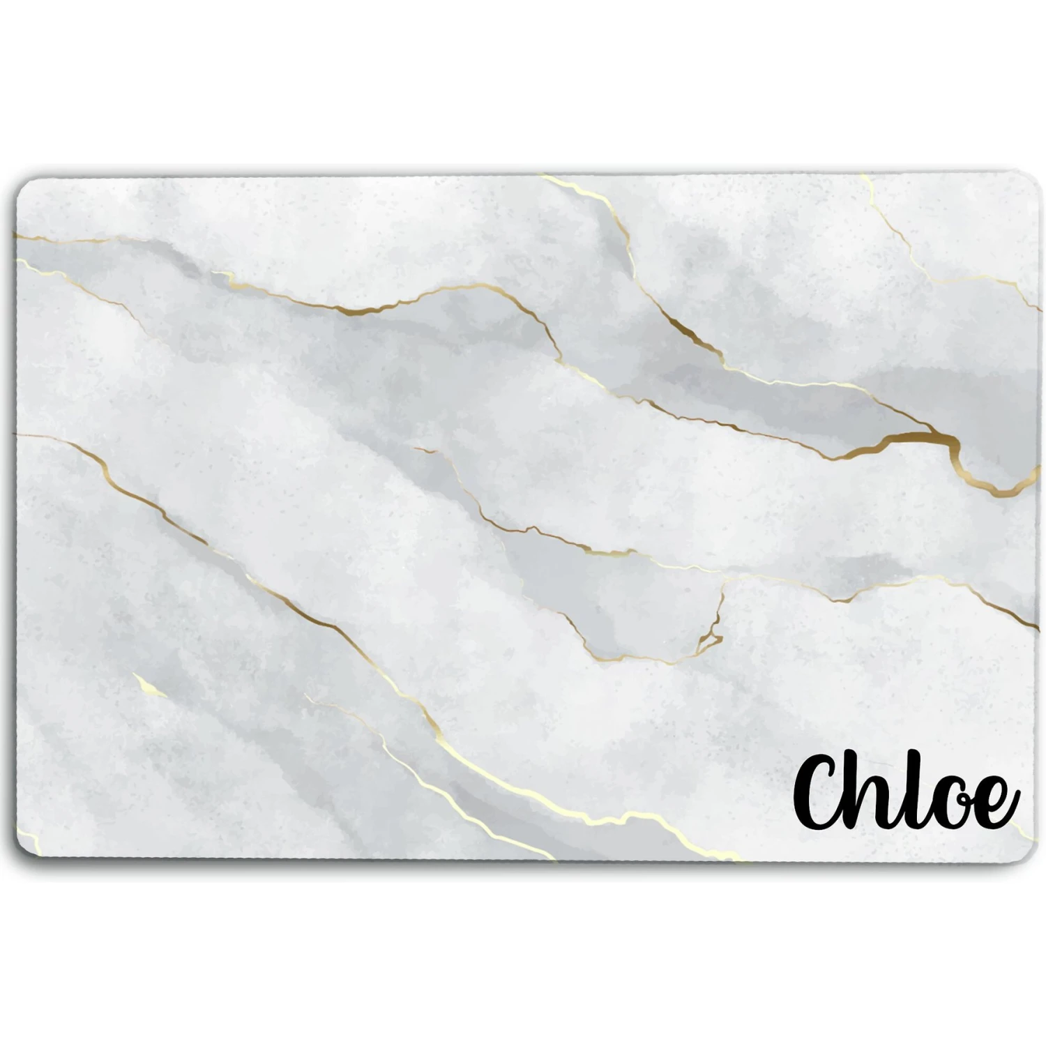 904 Custom Personalized Gold Marble Dog & Cat Placemat 3 904 Custom Personalized Gold Marble Dog & Cat Placemat