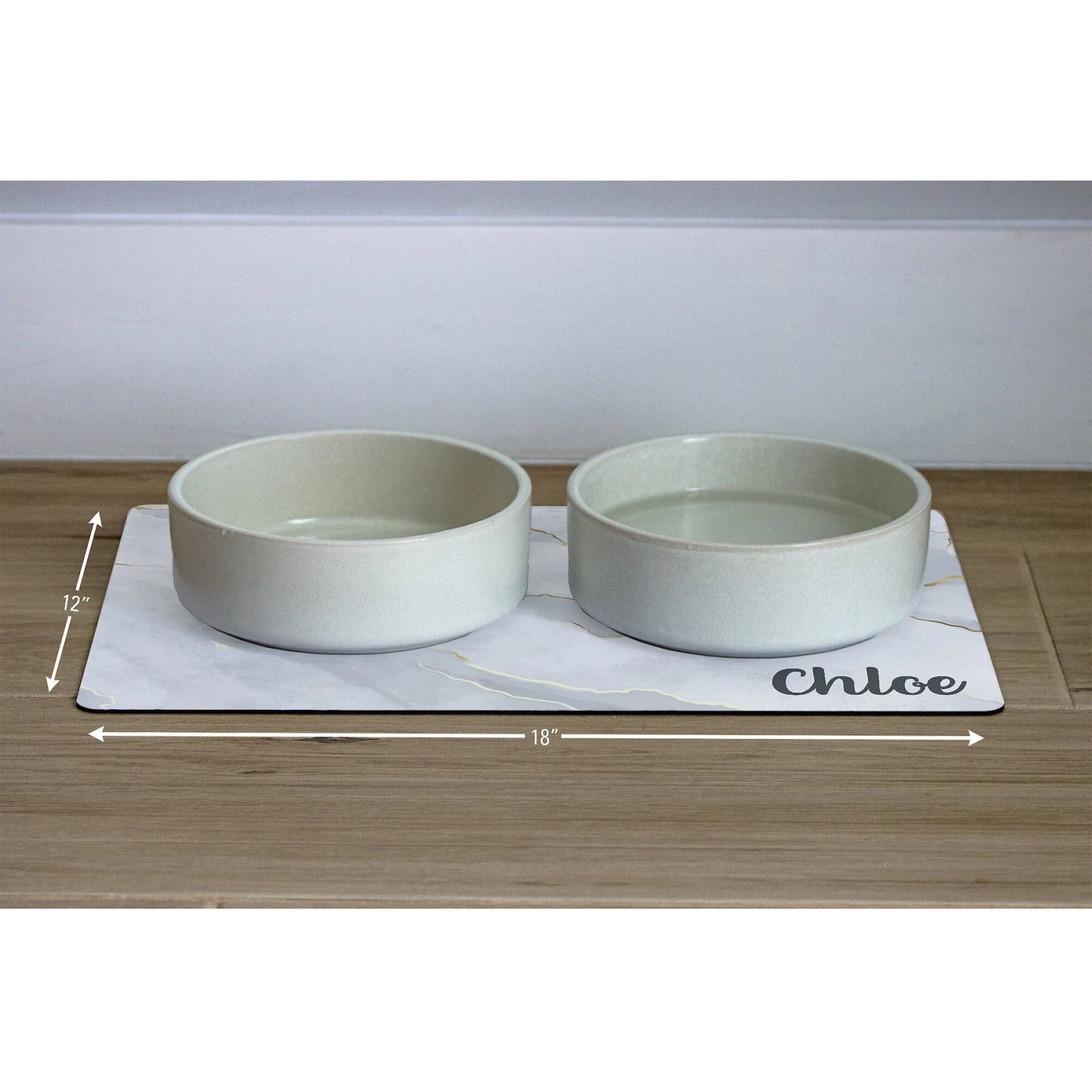 904 Custom Personalized Gold Marble Dog & Cat Placemat 5 904 Custom Personalized Gold Marble Dog & Cat Placemat - Image 3