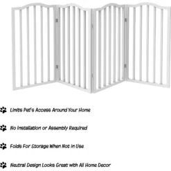 Pet Adobe 4-Panel Freestanding Dog & Cat Gate 12 Pet Adobe 4-Panel Freestanding Dog & Cat Gate -Pet Dog Supply Store 314947 PT2. AC SS1800 V1626394321