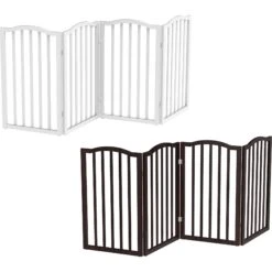 Pet Adobe Scallop Top Freestanding Dog & Cat Gate -Pet Dog Supply Store 314959 PT5. AC SS1800 V1626396405