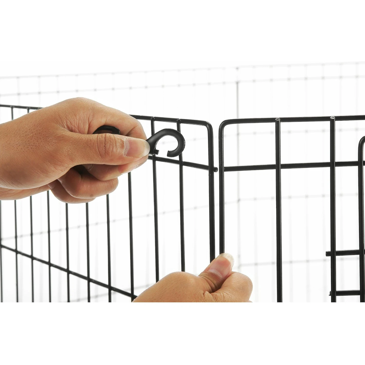 Pet Adobe 8-Panel Folding Metal Dog & Cat Playpen 4 Pet Adobe 8-Panel Folding Metal Dog & Cat Playpen - Image 2