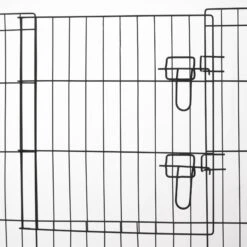 Pet Adobe 8-Panel Folding Metal Dog & Cat Playpen & Door -Pet Dog Supply Store 315027 PT6. AC SS1800 V1626391315