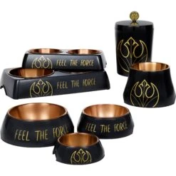 STAR WARS Melamine Stainless Steel Double Dog & Cat Bowl -Pet Dog Supply Store 315271 PT8. AC SS1800 V1647288760