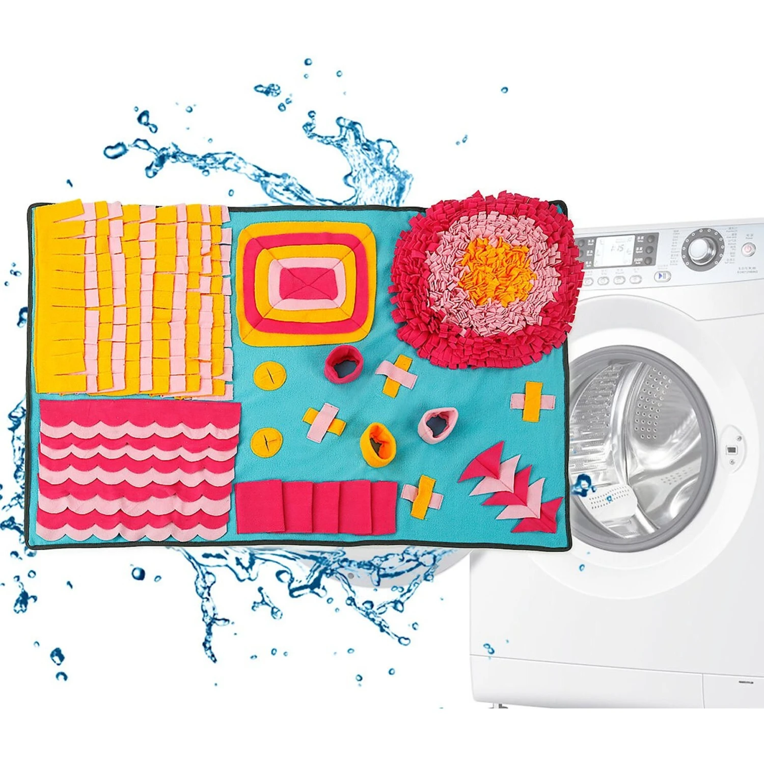 Pet Life Sniffer Snack Interactive Feeding Snuffle Dog & Cat Mat 5 Pet Life Sniffer Snack Interactive Feeding Snuffle Dog & Cat Mat - Image 3