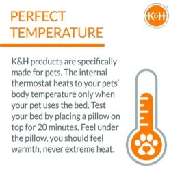 K&H Pet Products Mother’s Heartbeat Heated Bolster Puppy Bed -Pet Dog Supply Store 316709 PT6. AC SS1800 V1637622822