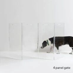 Hiddin Clear View Zig Zag Freestanding Dog & Cat Gate -Pet Dog Supply Store 316831 PT3. AC SS1800 V1633364320