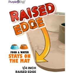 IPrimio Paw Print Dog & Cat Feeding Mat, X-Large -Pet Dog Supply Store 318067 PT2. AC SS1800 V1631830905