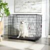 Frisco XX-Large Heavy Duty Enhanced Lock Double Door Wire Dog Crate, Fold & Carry Wire Dog Crate & Mat Kit, 54" -Pet Dog Supply Store 318116 MAIN. AC SS1800 V1634591638