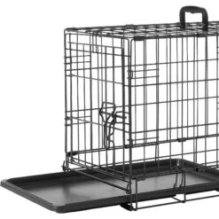 Frisco Eyelash Orthopedic Dog Crate Mat & Frisco Fold & Carry Single Door Collapsible Wire Dog Crate -Pet Dog Supply Store 319010 PT5. AC SS1800 V1631628388