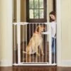 MyPet Tall Happy Tails Walk Thru Dog Gate, 36-in, White -Pet Dog Supply Store 319741 MAIN. AC SS1800 V1664572661