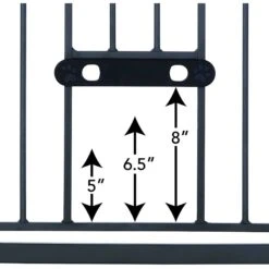 MyPet Wide Deco EasyPass Pet Gate, 30" High - Graphite -Pet Dog Supply Store 319743 PT3. AC SS1800 V1635257610