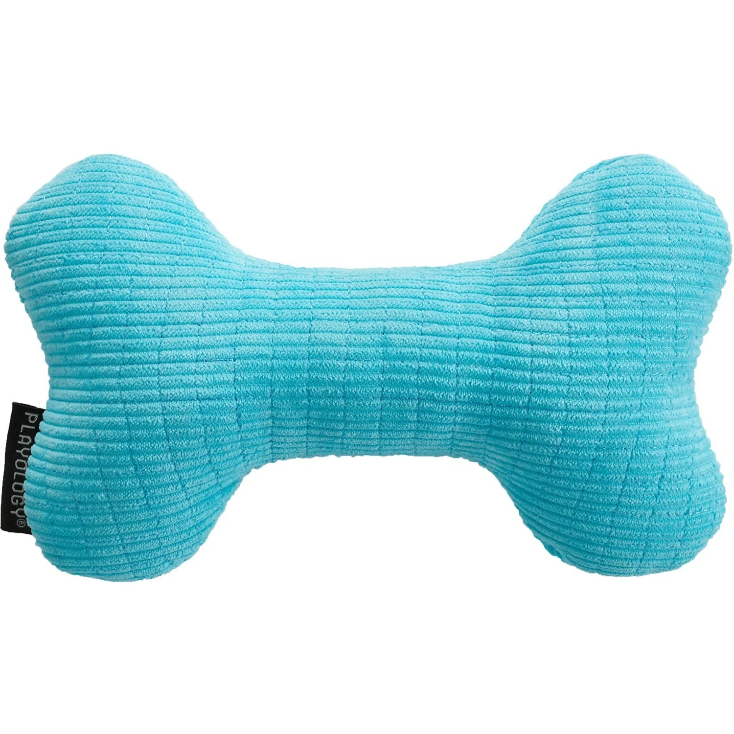 Playology All Natural Peanut Butter Scented Plush Squeaky Bone Dog Toy 4 Playology All Natural Peanut Butter Scented Plush Squeaky Bone Dog Toy - Image 2
