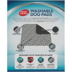 Simple Solution Washable Dog Pee Pads, 34x36-in, 2 Count -Pet Dog Supply Store 326823 PT6. AC SS1800 V1649484092