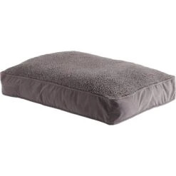 Happy Hounds Bailey Removable Cover Rectangle Pillow Dog Bed, Gray -Pet Dog Supply Store 328578 PT2. AC SS1800 V1631160070