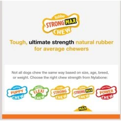 Nylabone Strong MAX Chew Cone Stuffable Chew Toy For Dogs MAX Rubber Stuffable Cone Beef Max -Pet Dog Supply Store 329491 PT3. AC SS1800 V1696515981