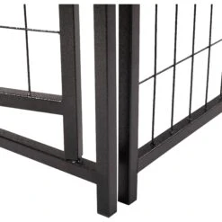 Coziwow By Jaxpety 47-in Metal Outdoor Dog Kennel Playpen, Black, 4.9 X 4.9 X 3.9 -ft -Pet Dog Supply Store 330941 PT4. AC SS1800 V1668900887