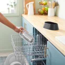 Frisco Long Eared Breed Stainless Steel Dog Bowl, Black, 2 Cup 12 Frisco Long Eared Breed Stainless Steel Dog Bowl, Black, 2 Cup -Pet Dog Supply Store 331530 PT6. AC SS1800 V1657656874