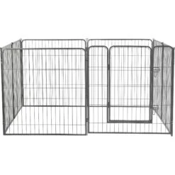 Frisco Ultimate Outdoor Lightweight Heavy Duty Steel Metal Playpen -Pet Dog Supply Store 333772 PT6. AC SS1800 V1657656875