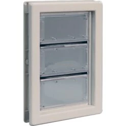 Ideal Pet Products Air Seal Dog Door, White