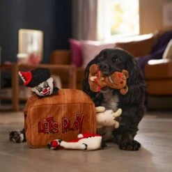 Frisco Halloween Scary Toy Box Hide & Seek Puzzle Plush Squeaky Dog Toy -Pet Dog Supply Store 344160 PT3. AC SS1800 V1657657049