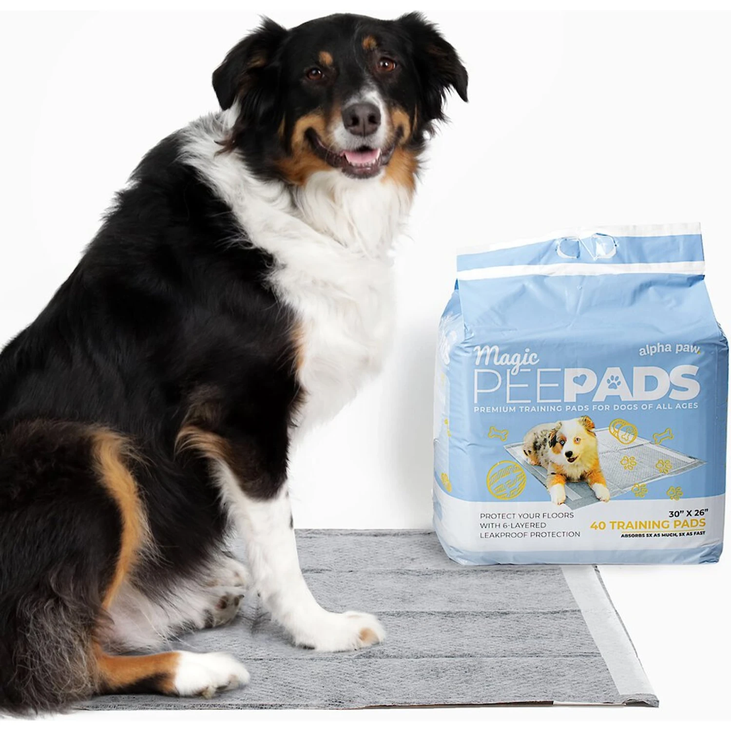 Alpha Paw Magic Dog Pee Pads 4 Alpha Paw Magic Dog Pee Pads - Image 2