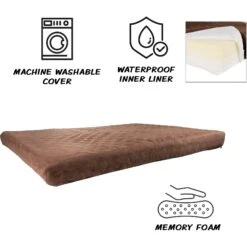 Pet Adobe Waterproof Indoor/Outdoor Memory Foam Dog Bed -Pet Dog Supply Store 345008 PT2. AC SS1800 V1637286740
