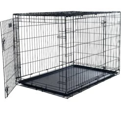 Pet Adobe 2-Door Medium Foldable Dog Crate -Pet Dog Supply Store 345016 PT1. AC SS1800 V1637280455