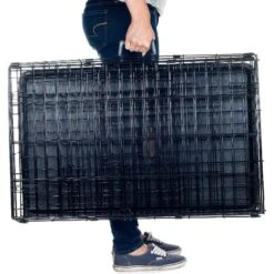 Pet Adobe 2-Door Medium Foldable Dog Crate -Pet Dog Supply Store 345016 PT4. AC SS1800 V1637285835