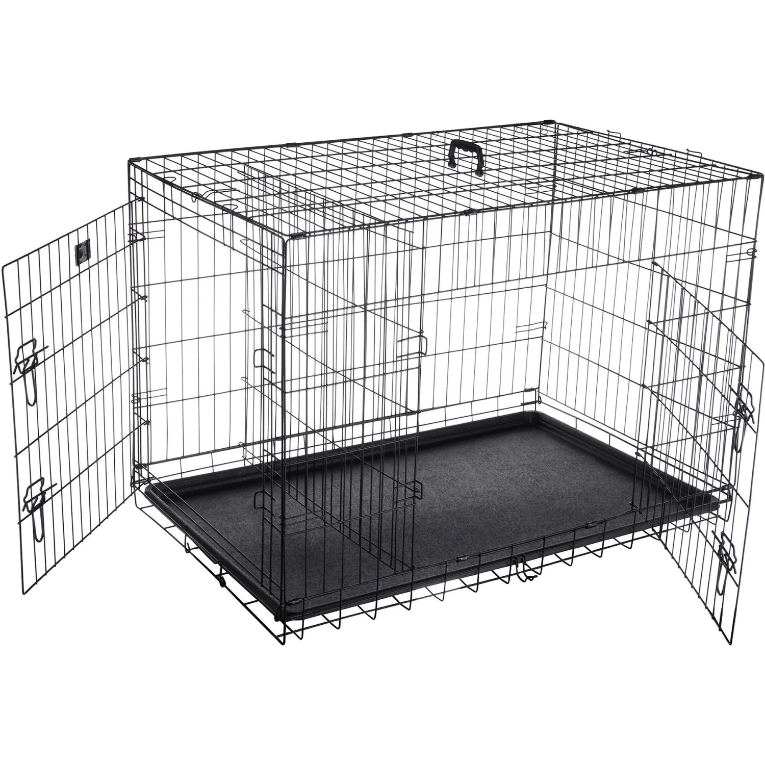 Pet Adobe Portable Folding Wire Dog Crate 3 Pet Adobe Portable Folding Wire Dog Crate