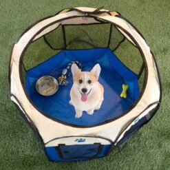 Pet Adobe Pop-Up Dog Playpen