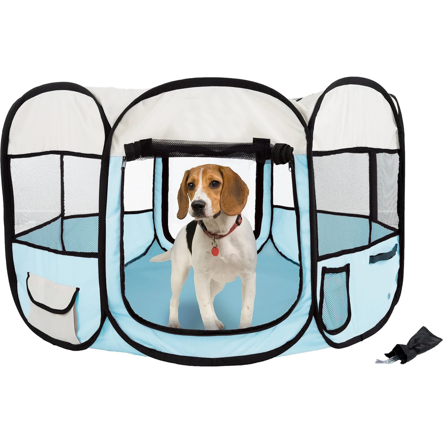 Pet Adobe Portable Pop-Up Dog Play Pen 4 Pet Adobe Portable Pop-Up Dog Play Pen - Image 2