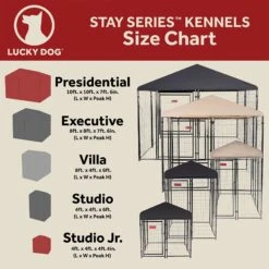Lucky Dog STAY Series Studio Jr. Dog Kennel -Pet Dog Supply Store 346624 PT7. AC SS1800 V1644276404