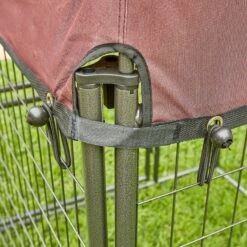 Two By Two The Hangout Expandable Steel Dog Kennel, Small, Black -Pet Dog Supply Store 346897 PT5. AC SS1800 V1638311806