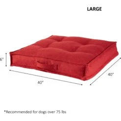 Happy Hounds Milo Square Tufted Pillow Dog Bed 18 Happy Hounds Milo Square Tufted Pillow Dog Bed -Pet Dog Supply Store 352561 PT7. AC SS1800 V1688752148