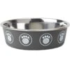 PetRageous Designs Capri Stainless-Steel Dog Bowl, Gray 2 PetRageous Designs Capri Stainless-Steel Dog Bowl, Gray -Pet Dog Supply Store 353540 MAIN. AC SS1800 V1639760507